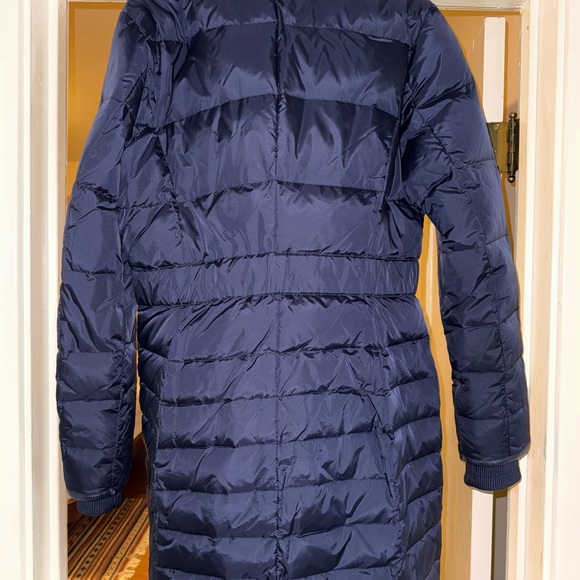DKNY Women’s Navy Puffer Jacket - Picture 3 of 5